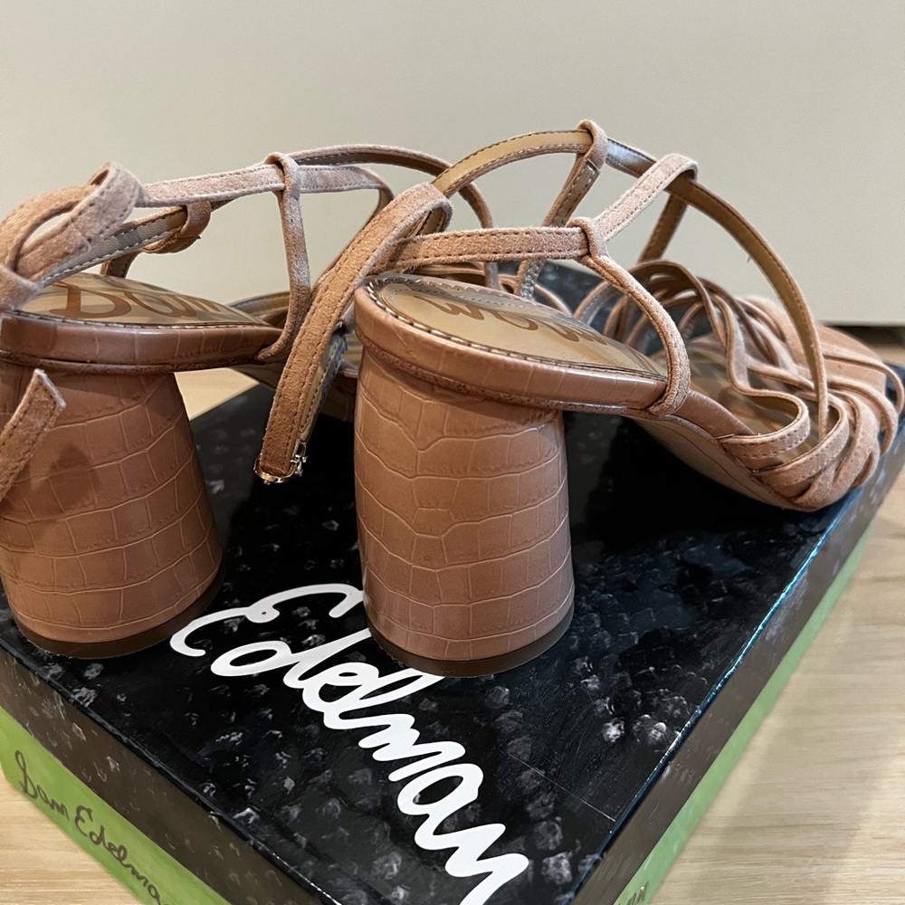 Sam Edelman Tan heeled sandal | 8.5 - Picture 8 of 12